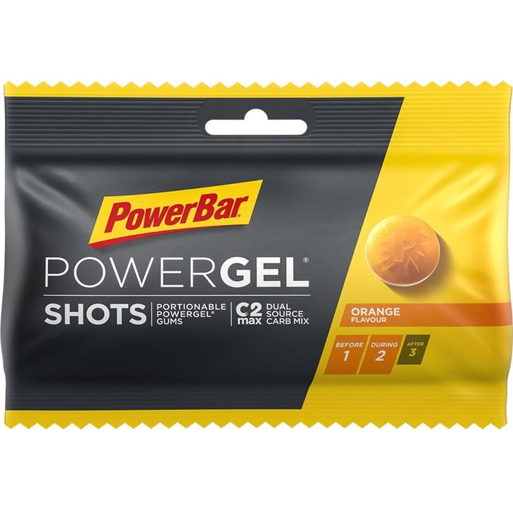 7: PowerBar PowerGel Shots Koffein Vingummi 60g