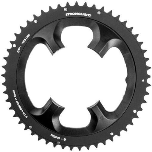 STRONGLIGHT Chainring Ø110 mm (Shimano Asymmetric) Outer (double) 53T 4 holes