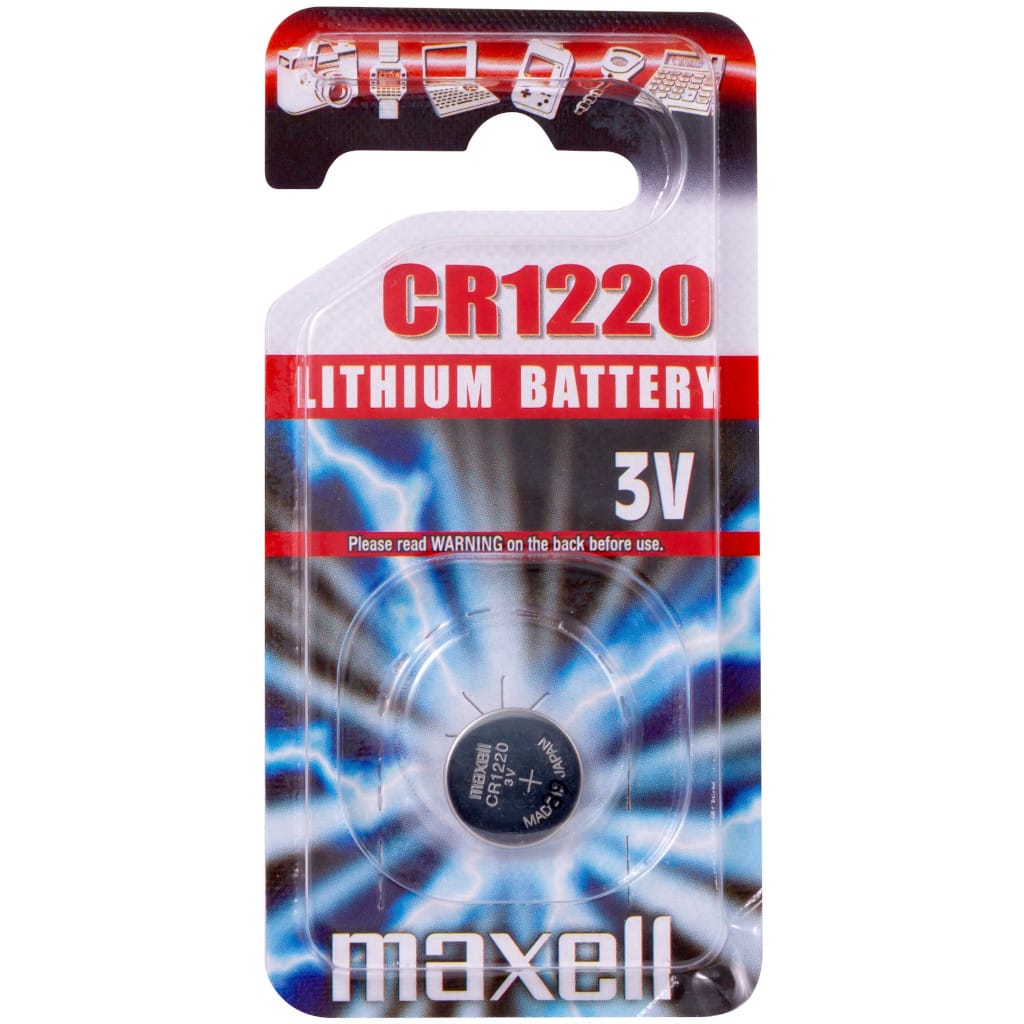 Billede af Maxell CR1220 Lithium 3v Batteri